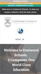 Mobile Screenshot of eastwoodschools.com