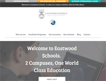 Tablet Screenshot of eastwoodschools.com